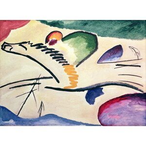 Wassily Kandinsky - Obrazová reprodukce Lyrical, 1911, (40 x 30 cm)