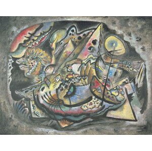 Wassily Kandinsky - Obrazová reprodukce Composition: The Grey Oval, 1917, (40 x 30 cm)