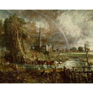 John Constable - Obrazová reprodukce Salisbury Cathedral From the Meadows, 1831, (40 x 30 cm)