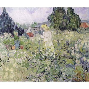 Vincent van Gogh - Obrazová reprodukce Mademoiselle Gachet in her garden at Auvers-sur-Oise, (40 x 35 cm)