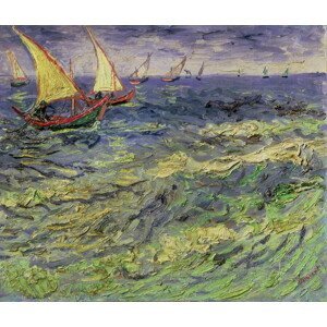 Vincent van Gogh - Obrazová reprodukce Seascape at Saintes-Maries  1888, (40 x 35 cm)