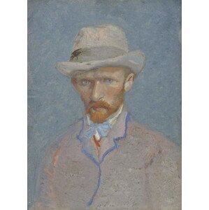 Vincent van Gogh - Obrazová reprodukce Self-Portrait with gray felt hat, 1887, (30 x 40 cm)