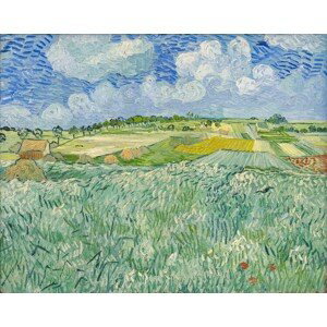 Vincent van Gogh - Obrazová reprodukce Plain at Auvers, 1890, (40 x 30 cm)