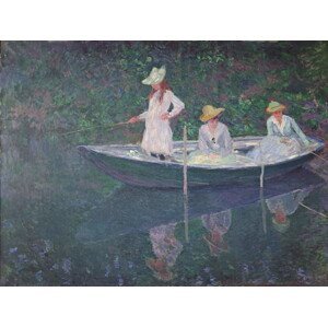 Claude Monet - Obrazová reprodukce The Boat at Giverny, c.1887, (40 x 30 cm)