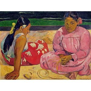 Paul Gauguin - Obrazová reprodukce Women of Tahiti, On the Beach, 1891, (40 x 30 cm)