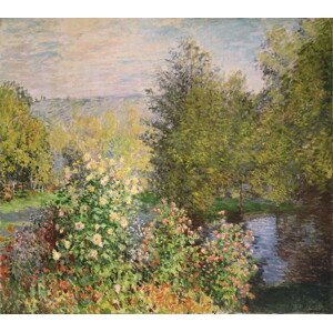 Claude Monet - Obrazová reprodukce A Corner of the Garden at Montgeron, 1876-7, (40 x 35 cm)