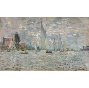 Claude Monet - Obrazová reprodukce The Boats, or Regatta at Argenteuil, c.1874, (40 x 24.6 cm)