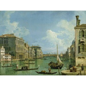 (1697-1768) Canaletto - Obrazová reprodukce View of the Grand Canal, (40 x 30 cm)