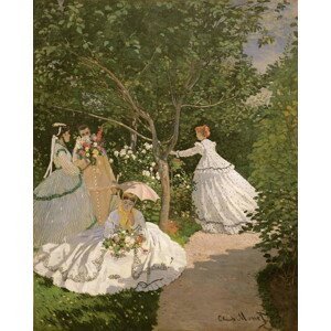 Claude Monet - Obrazová reprodukce Women in the Garden, 1866, (30 x 40 cm)