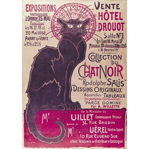 Theophile Alexandre Steinlen - Obrazová reprodukce 'Collection du Chat Noir', (26.7 x 40 cm)