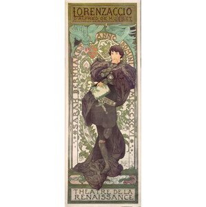 Alphonse Marie Mucha - Obrazová reprodukce Lorenzaccio, (22.2 x 60 cm)