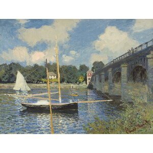 Claude Monet - Obrazová reprodukce The Bridge at Argenteuil, 1874, (40 x 30 cm)