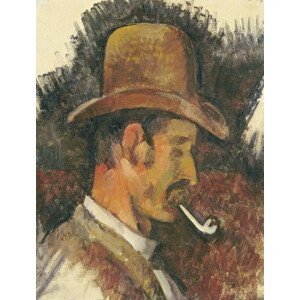 Paul Cezanne - Obrazová reprodukce Man with Pipe, 1892-96, (30 x 40 cm)