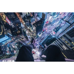 Plakát, Obraz - On The Edge Of Times Square, (91.5 x 61 cm)