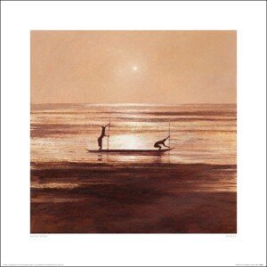 Umělecký tisk Jonathan Sanders - Sinking Sun, (40 x 40 cm)