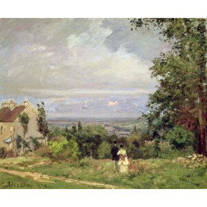 Camille Pissarro - Obrazová reprodukce Louveciennes, 1870, (40 x 35 cm)