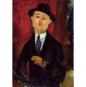 Amedeo Modigliani - Obrazová reprodukce Paul Guillaume (1893-1934) Novo Pilota, 1915, (30 x 40 cm)