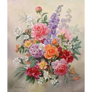 Albert Williams - Obrazová reprodukce A High Summer Bouquet, (35 x 40 cm)