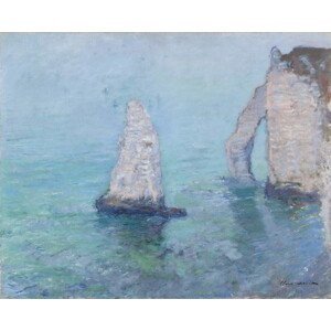 Claude Monet - Obrazová reprodukce The Rock Needle and the Porte d'Aval, c.1885, (40 x 30 cm)