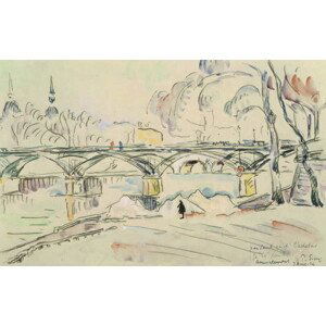 Paul Signac - Obrazová reprodukce The Pont des Arts, 1924, (40 x 24.6 cm)