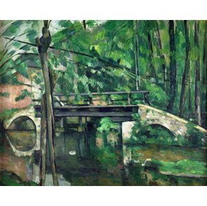 Paul Cezanne - Obrazová reprodukce The Bridge at Maincy, or The Bridge at Mennecy, or The Little Bridge, (40 x 30 cm)