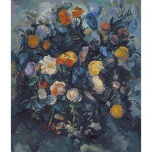 Paul Cezanne - Obrazová reprodukce Vase of Flowers, 19th, (35 x 40 cm)