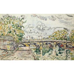 Paul Signac - Obrazová reprodukce The Pont Neuf, Paris, 1927, (40 x 24.6 cm)