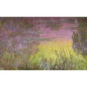 Claude Monet - Obrazová reprodukce Waterlilies at Sunset, 1915-26 (oil on canvas), (40 x 24.6 cm)