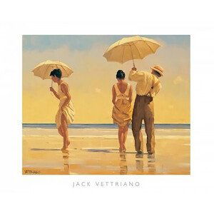 Umělecký tisk Jack Vettriano - Mad Dogs, (50 x 40 cm)