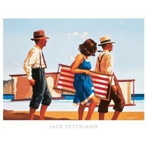 Umělecký tisk Jack Vettriano - Sweet Bird Of Youth Poster, (50 x 46 cm)