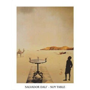 Umělecký tisk Salvador Dali - Sun Table, (50 x 70 cm)