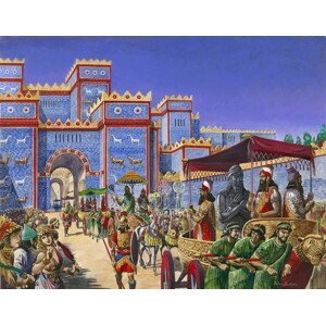 Peter Jackson - Obrazová reprodukce New Year's Day in Babylon, (40 x 30 cm)