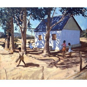 Andrew Macara - Obrazová reprodukce Little white house, Karoo, South Africa, (40 x 35 cm)