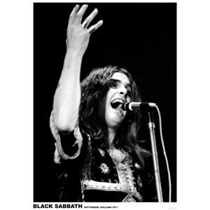 Plakát, Obraz - Black Sabbath (Ozzy Osbourne) - Rotterdam, Holland 1971, (59.4 x 84 cm)