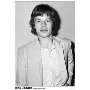 Plakát, Obraz - Mick Jagger - Rediffusion TV Studio, Wembley, London 27th August 1965, (59.4 x 84 cm)
