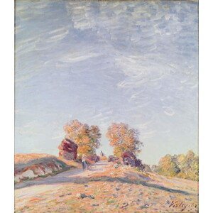 Alfred Sisley - Obrazová reprodukce Uphill Road in Sunshine, 1891, (35 x 40 cm)