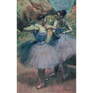 Edgar Degas - Obrazová reprodukce Dancers in Violet, (24.6 x 40 cm)