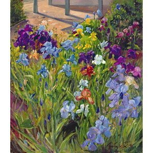 Timothy Easton - Obrazová reprodukce Irises and Summer House Shadows, 1996, (35 x 40 cm)