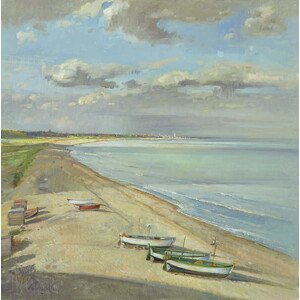 Timothy Easton - Obrazová reprodukce Towards Southwold, (40 x 40 cm)