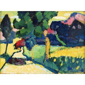 Wassily Kandinsky - Obrazová reprodukce Summer Landscape, 1909, (40 x 30 cm)
