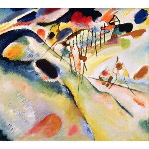 Wassily Kandinsky - Obrazová reprodukce Landscape, 1913, (40 x 35 cm)