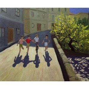 Andrew Macara - Obrazová reprodukce Children Running, Lesbos, 1999, (40 x 35 cm)