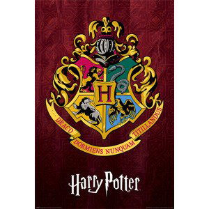 Plakát, Obraz - Harry Potter - Hogwarts School Crest, (61 x 91.5 cm)