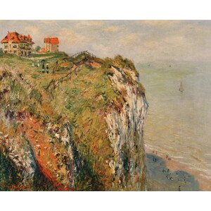 Claude Monet - Obrazová reprodukce Cliff at Dieppe, 1882, (40 x 35 cm)