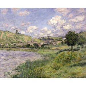 Claude Monet - Obrazová reprodukce Landscape, Vetheuil, 1879, (40 x 35 cm)