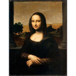 Leonardo da (after) Vinci - Obrazová reprodukce The Isleworth Mona Lisa, (30 x 40 cm)