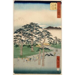 Ando or Utagawa Hiroshige - Obrazová reprodukce Fujisawa, (26.7 x 40 cm)