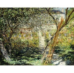 Monet, Claude - Obrazová reprodukce A Garden in Vetheuil; Le Jardin de Vetheuil, 1881, (40 x 30 cm)