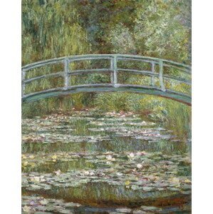Monet, Claude - Obrazová reprodukce The Water-Lily Pond, 1899, (30 x 40 cm)