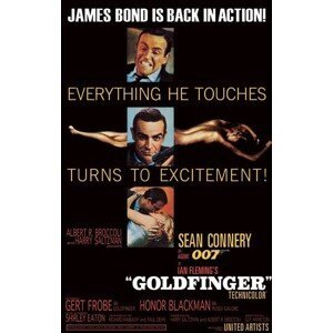 Plakát, Obraz - JAMES BOND 007 – goldfinfer-excitement, (61 x 91.5 cm)
